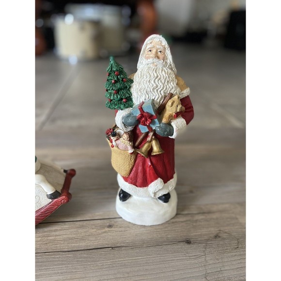 Vintage Christmas - Santa Clause Ceramic Statue / Music Box - Picture 3 of 4